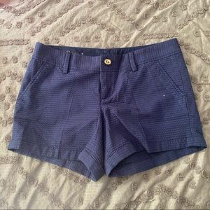 Lilly Pulitzer Navy Callahan Shorts sz 10